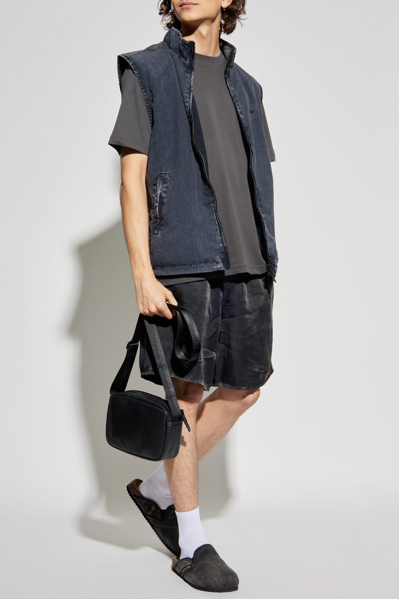 Grey T-shirt `T-ADJUST-DOVAL-PJ` Diesel - Vitkac AS